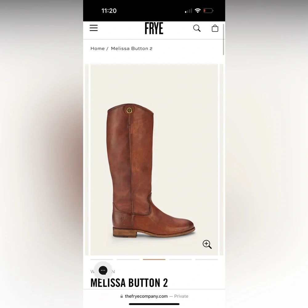 Frye Melissa Button Riding Boot - Size 8 - Picture 2 of 9